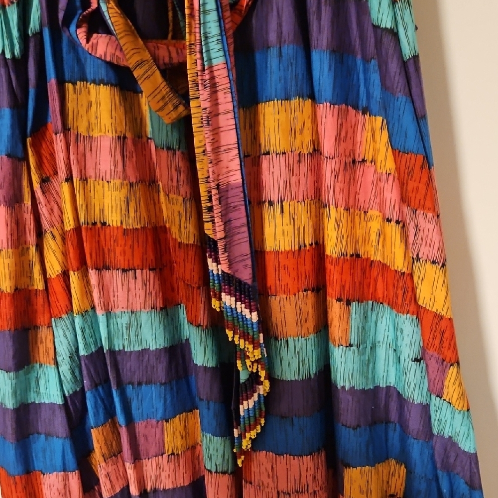 FARM Rio Multicolor Striped Maxi Dress - Picture 3 of 3